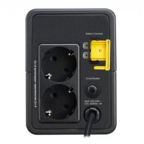 Easy Ups 900Va, 230V, Avr, Schuko Sockets 1.2meter Black