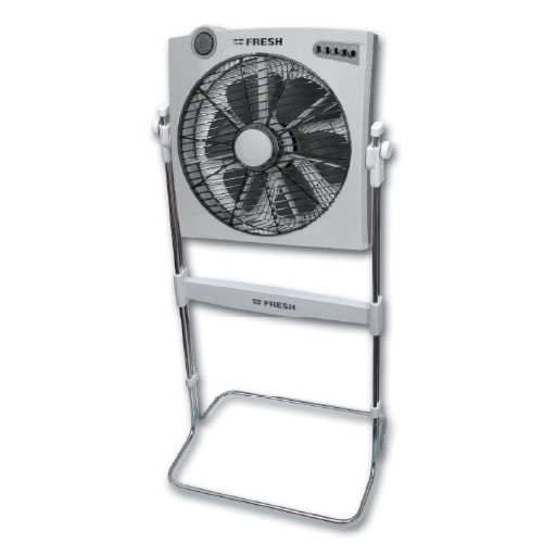 Fresh Stand Fan Amar Piano- Grey 14 Inch