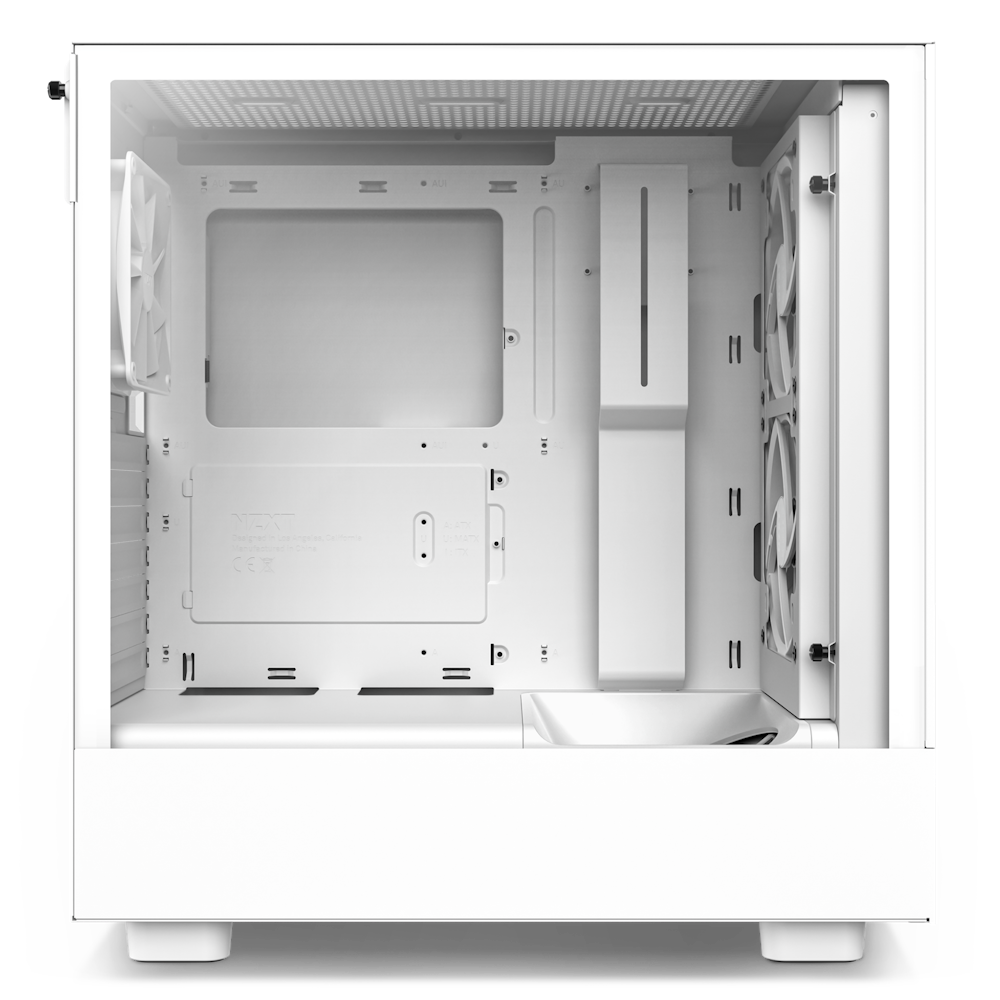 NZXT H5 Flow - All White CC-H51FW-01 White SGCC Steel, Tempered Glass ATX, Micro-ATX, mini-ITX Computer Cases