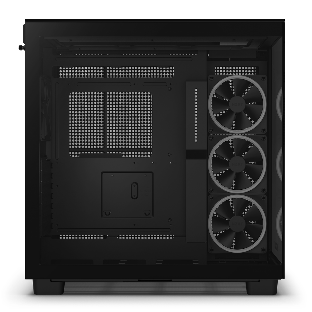 NZXT H9 Elite - All White - CM-H91EW-01 - Premium Dual-Chamber - Mid-Tower - RGB Fans - Case