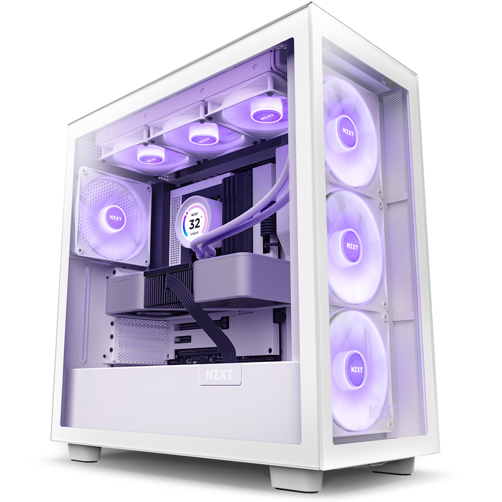 NZXT H Series H7 Elite Edition ATX Mid Tower Chassis White color