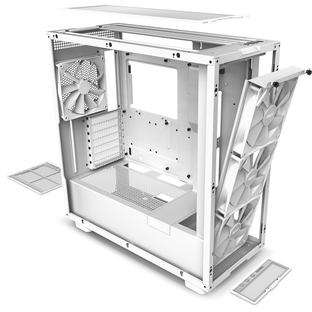 NZXT H Series H7 Elite Edition ATX Mid Tower Chassis White color - T