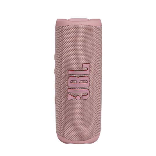JBL Flip 6 Bluetooth box in Pink: Waterproof portable speaker with 2-way speaker system for powerful sound, up to 12 hours of wireless music play. - T