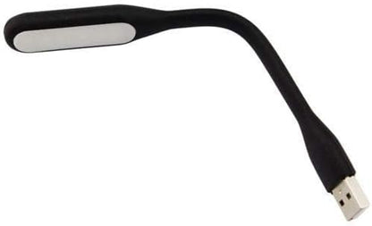 Black Usb Led Light Mini Flexible Lamp For Computer Laptop Keyboard Reading - T