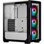 Corsair iCUE 220T RGB Tempered Glass Mid-Tower Smart Case — White - CC-9011191-WW