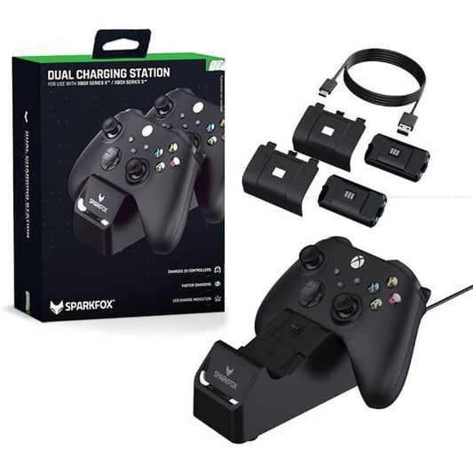 SparkFox Dual Charging Station for Xbox Series X/S Controller - T