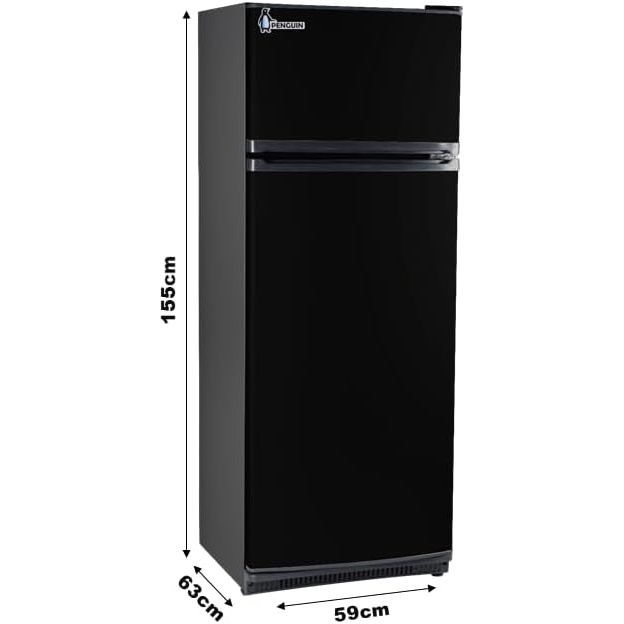 PENGUIN - FG330L-2D SMART Top Mount Refrigerator - 303 L -Black 11 Ft