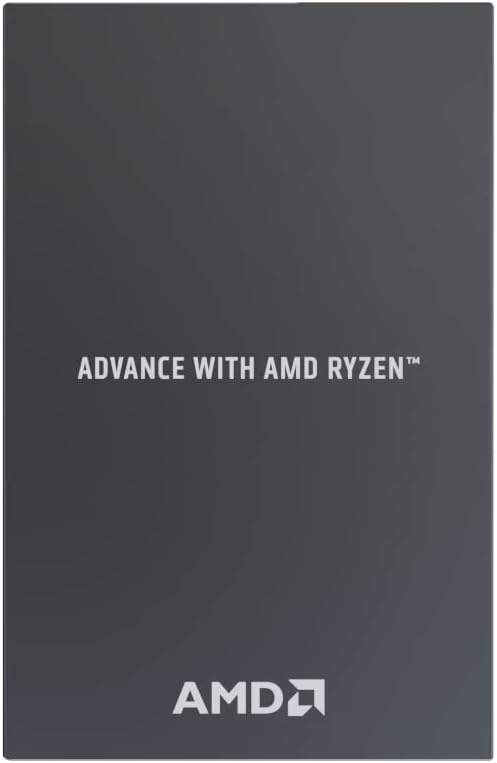 AMD Ryzen 5 7600 Desktop Processor (6-core/12-thread, 38MB cache, up to 5.1 GHz max boost) with AMD Wraith Stealth Cooler