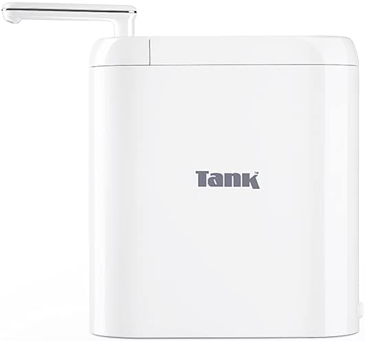 Tank Pro Water Filter - 6 Purification Compressed Functions, White, 1 Year Warranty