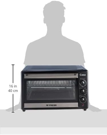 Fresh Electric Oven Casa 45L Black/FR-4503R