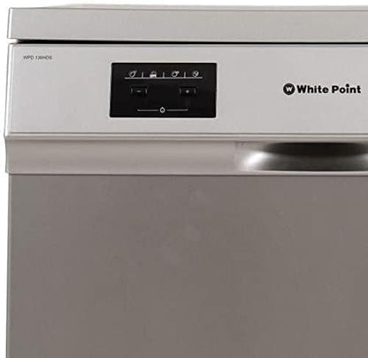 White Point Freestanding Dishwasher, 13 Persons, 6 Programs, Silver- WPD 136 HDS - Dishwashers - Large Home Appliances