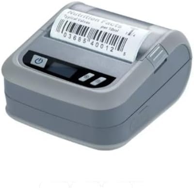 Xp-P323B Portable Thermal Printer To Print Invoices 80M Size And Barcode Printer, Increase Productivity With High- Speed Printing Capabilities For Large Batches - Grey