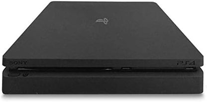 Sony PlayStation 4 Slim Console 500GB, 8GB RAM- Black- European Version, with Dual Sense wireless Controller- Black