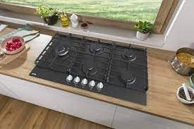 Gorenje Gas stove- 90cm - 5 burner - pan supports Cast iron - full safety - black - GW951MB