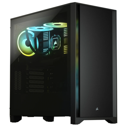 Corsair 4000D Tempered Glass Mid-Tower ATX Case — Black - CC-9011198-WW