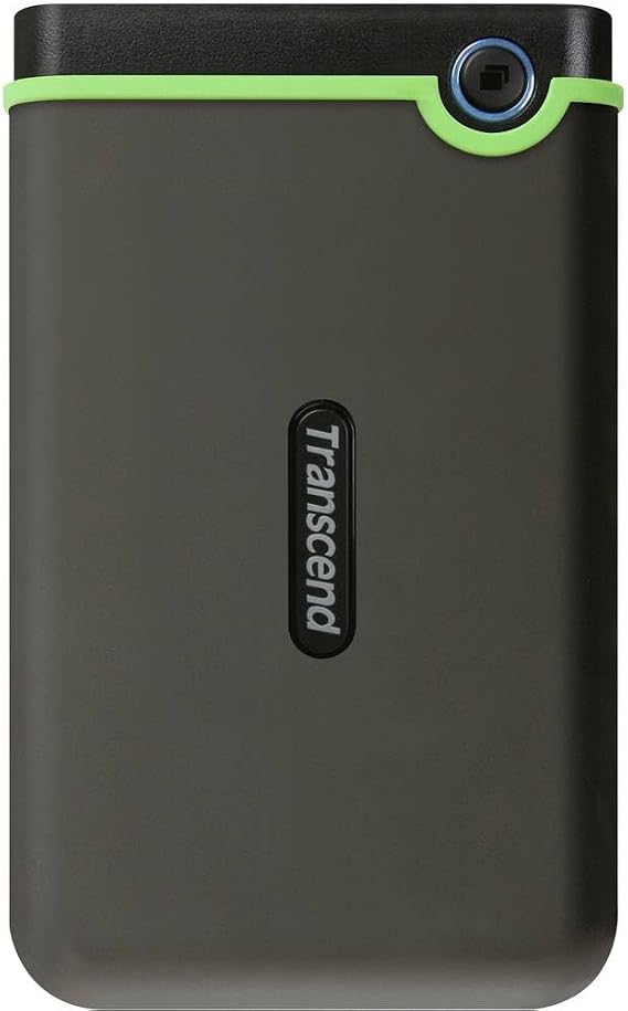 Transcend 4TB StoreJet 25M3 Rugged Portable HDD, One Touch Backup