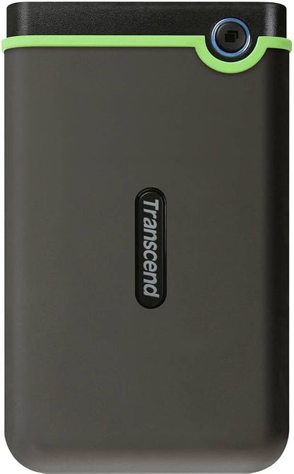 Transcend 4TB StoreJet 25M3 Rugged Portable HDD, One Touch Backup