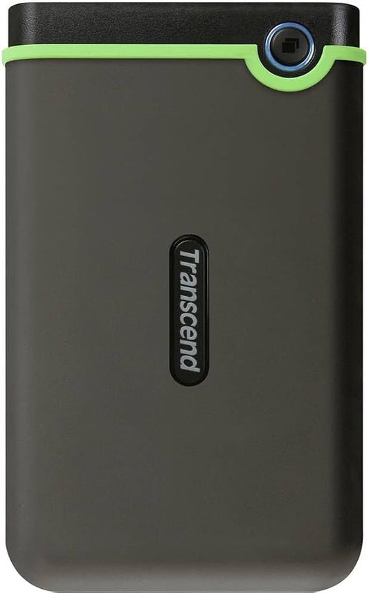 Transcend 4TB StoreJet 25M3 Rugged Portable HDD, One Touch Backup