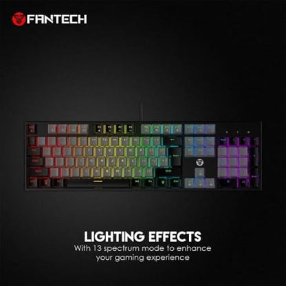 FANTECH ATOM MK886 RGB Mechanical Gaming Keyboard – BLUE Switch Black