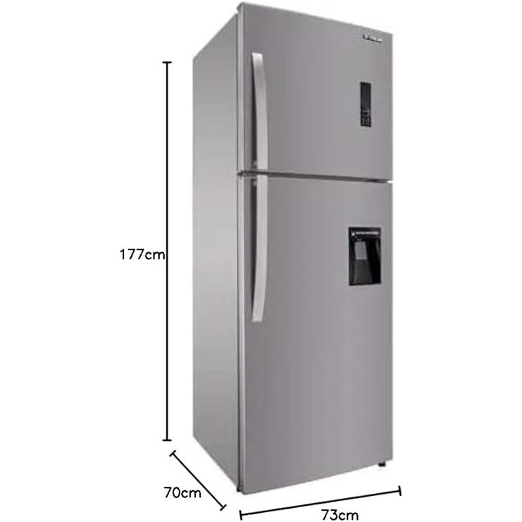 Fresh Refrigerator 471 Liters - Stainless Steel/FNT-D580 YT 17 ft