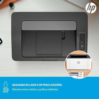 HP 107a Laser Printer, 4ZB77A - White