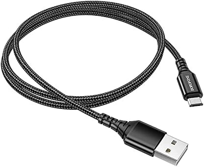 BOROFONE BX54 Ultra bright charging data cable for Micro - Black