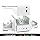 ElecGear Vertical Cooling and Charging Stand for Xbox Series S, 2X Rechargeable Battery and Dual Charger Dock for Xbox Controller, Cooling Fan with LED Lights and USB Port for Gaming Accrssories - T