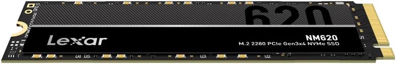 Lexar NM620 M.2 2280 NVMe SSD 256GB up to 3300MB/s read, 1300MB/s write - LNM620X256G