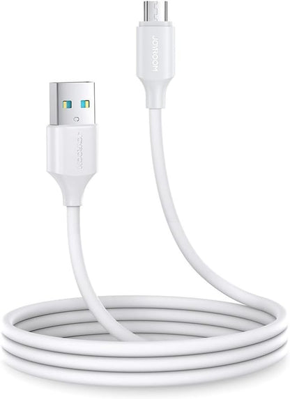 JOYROOM S-UM018A9 2.4A USB-A to Micro Fast Charging Data Cable 1m-White S-UM018A9 2.4A USB-A to Micro Fast Charging Data Cable 1m-White