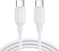 Joyroom JR- S-CC060A9 60W Type-C-to Type-C-Fast Charging Data Cable 1m-White