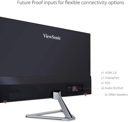 ViewSonic VX2776-SH LCD Monitor with Frameless Bezel Panel - 27 Inches