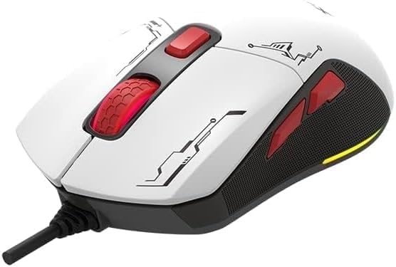 XTRIKE ME GM316 Gaming Mouse RGB USB – 7200 DPI – 7 Buttons – 2 Detachable Covers – RGB Lighting – 67G weight | (GM316W)