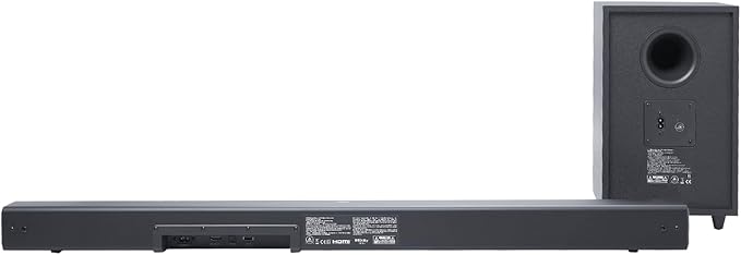 JBL Cinema SB 550 3.1 Channel Soundbar with Wireless Subwoofer and Dolby Audio, 250 W, HDMI ARC and Wireless Bluetooth Streaming, Black|1 year manufacturer warranty