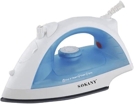 Sokany ES-198A Steam Iron Variable Steam Control Dry Ironing Spray 1800W