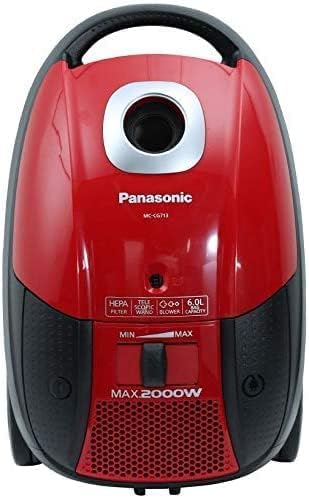 Panasonic canister vacuum cleaner red - mc-cg713 ( international warranty )