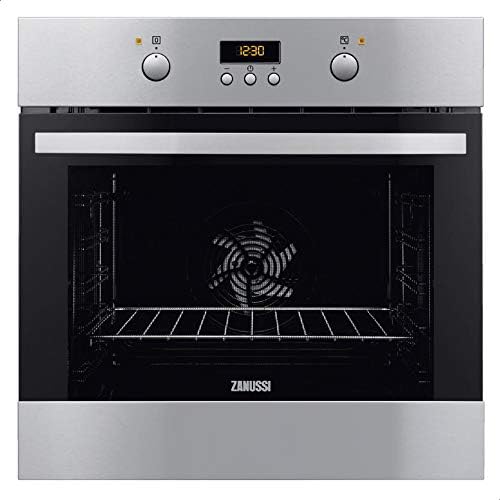 Zanussi Built-In Oven, Electric, Stainless Steel, 60 cm, Silver - ZOB35602XK