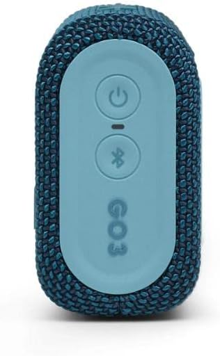 JBL GO 3 Portable Waterproof Bluetooth Speaker - Blue-Small - T