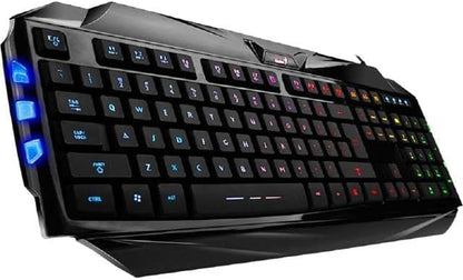 Genius Scorpion K5 Wired Gaming Keyboard, Backlit Keys, Ergonomic Design, Programmable Macro Keys