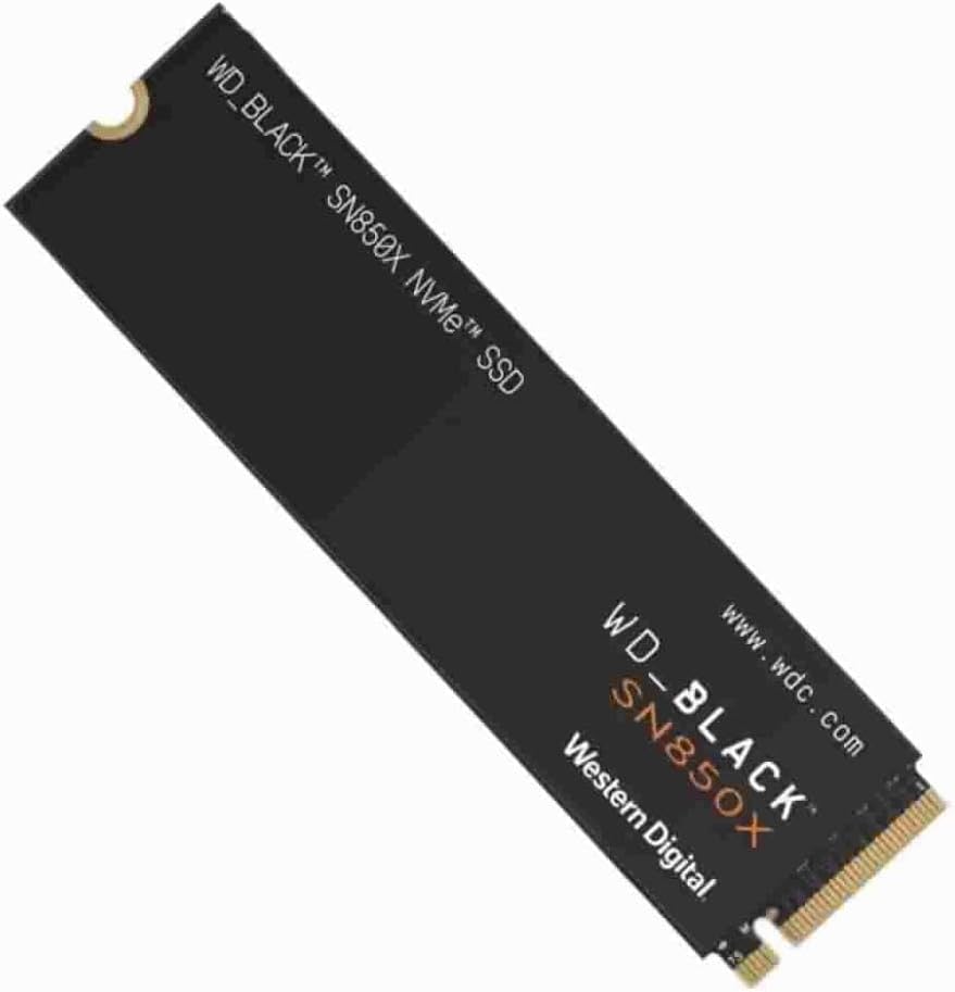 WD_BLACK 2TB SN850X NVMe Internal Gaming SSD Solid State Drive - Gen4 PCIe, M.2 2280, Up to 7,300 MB/s - WDS200T2X0E