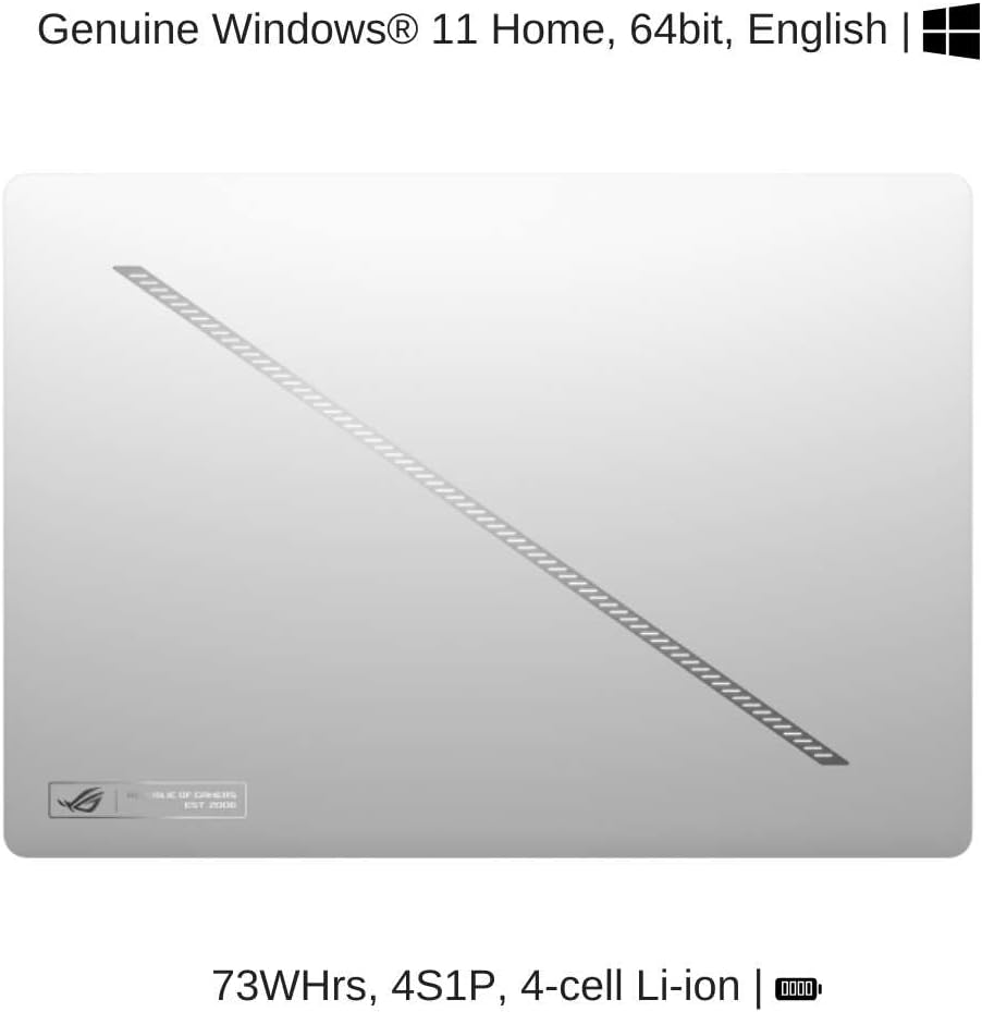 ASUS Zephyrus G14 GA403UV-G14.R94060 Ryzen 9 8945HS 8-Cores, RTX 4060 8GB, 16GB LPDDR5X 6400MHz, 1TB NVMe SSD, 14″ OLED 3K 120Hz 100% DCI-P3, Win 11 Home, 1 Year Geeks Warranty - T