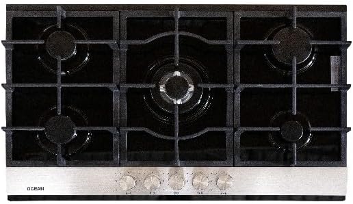 Ocean Hob 90 Cm (black Glass) OGGHF 95 NI PRO SV Ocean - T