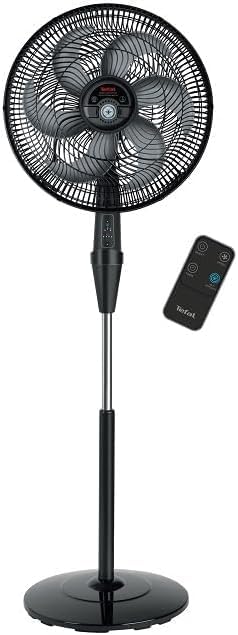 Tefal Silence Force Anti-Mosquito Repellent Stand Fan With Remote Control, 16 Inch, Black - VG4135EE - T
