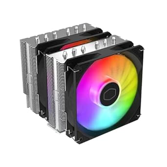 CoolerMaster T620S ARGB CPU Cooler Double Tower 6 Heat Pipe – AMD Ryzen AMD5 / AM4 / AM3+, Intel LGA 1700/1200 / 1151