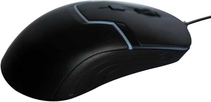 HP M100 USB Mouse Wired Gaming LED Light DPI Control - (Black)