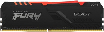 Kingston FURY Beast 8GB 3600MHz DDR4 CL17 DIMM RGB - T