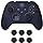 eXtremeRate PlayVital Midnight Blue 3D Studded Edition Anti-slip Silicone Cover Skin for Xbox Series X Controller, Soft Rubber Case Protector for Xbox Series S Controller with 6 Black Thumb Grip Caps