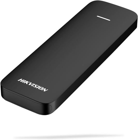 Hikvision Wind Portable SSD 1TB, PSSD External Solid State Drive, Up to 500MB/S 3D NAND Technology, Type-C PSSD for PC/Laptop/Mac/Android (1TB, Black)