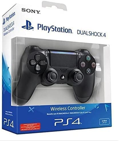 PS4 Controller, USB - PS4 DualShock 4 Wireless Controller - Black