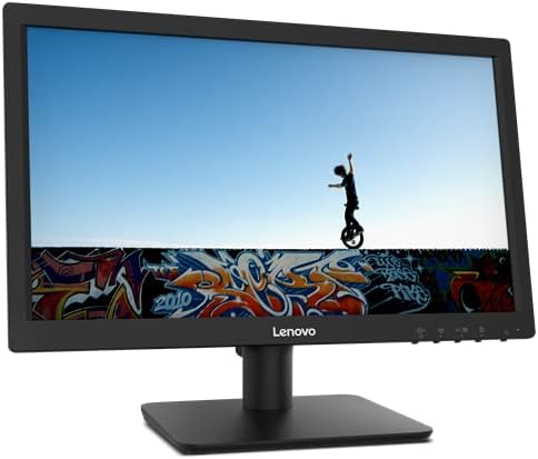 Lenovo HD monitor, 18.5 inch, LED, Black - 61E0KCT6UK