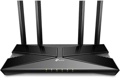 TP Link WiFi 6 AX1500 Archer AX10,Smart WiFi,Triple Core CPU, Gigabit, Dual Band, OFDMA, MU MIMO, Works with Alexa, Wireless Router, Black